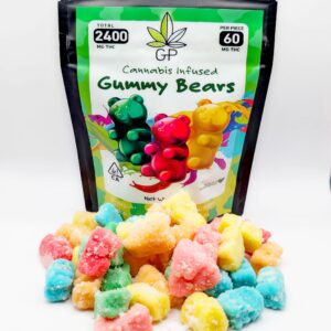 GP Gummy Bears 2400mg (60mg/each) THC Cannabis infused gummies