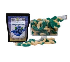 GP Green Privilege Blueberry Rings THC Cannabis Gummies