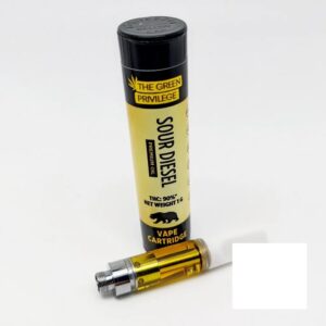 GP Green Privilege Vape Cart 1g Sour Diesel (sativa) THC Cannabis