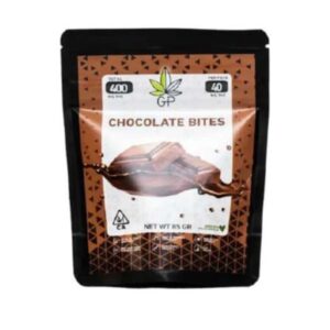 GP Green Privilege Chocolate Bites 400mg THC Cannabis