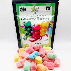 GP Green Privilege Gummy Bears 420mg THC Cannabis infused gummies