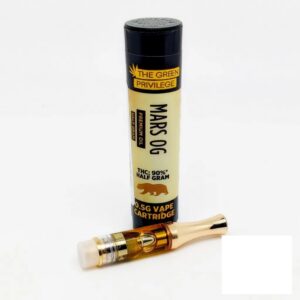 GP Green Privilege Vape Cart .5g Mars OG THC Cannabis