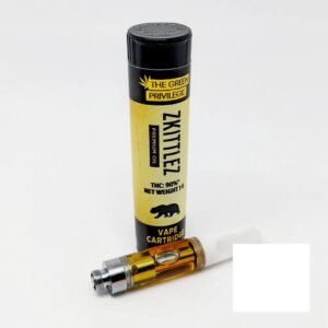 GP Green Privilege Vape Cart 1g Zkittlez (indica) THC Cannabis