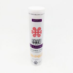 Hakku Disposable Vape Cart 1g King Louis XIII (indica)