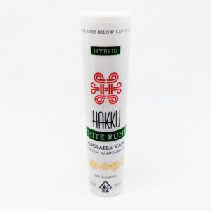 Hakku Disposable Vape Cart 1g White Runtz (hybrid)